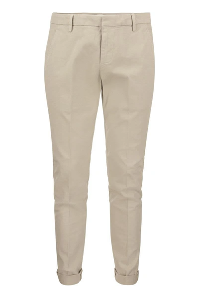 DONDUP DONDUP GAUBERT - SLIM-FIT GABARDINE TROUSERS