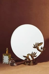 Anthropologie Serpentine Vanity Mirror In Brown