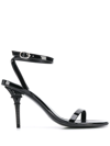 VETEMENTS EIFFEL TOWER ANKLE STRAP SANDALS