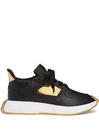 Giuseppe Zanotti Ferox Lace-up Sneakers In Black