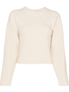 LVIR OPEN-BACK KNITTED JUMPER