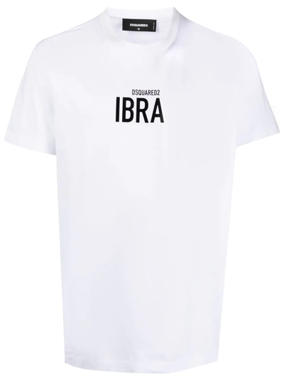 Dsquared2 Logo-print Cotton T-shirt In White