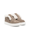 MONTELPARE TRADITION SLIP-ON SHEARLING SNEAKERS