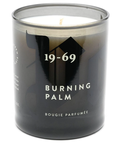 Palm Angels Burning Palm Scented Candle (440g) In Black