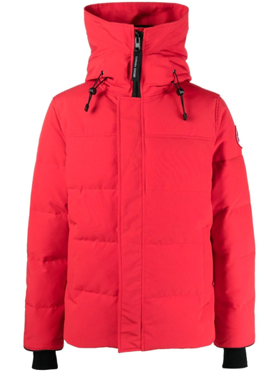 Canada Goose Macmillan Padded Jacket In Red