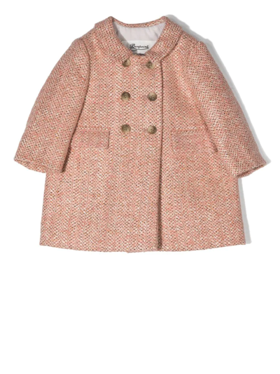 Bonpoint Babies' Double-breasted Wool Coat In Pink