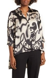 By Design Louisiana High Low Blouse In Tanglewood