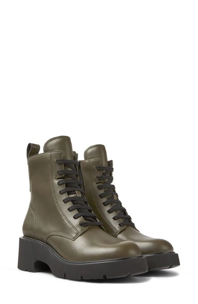 Camper Milah Bootie In Dark Green