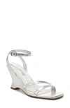 Franco Sarto Franca Ankle Strap Sandal In Silver