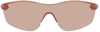 Nike Sun Victory Elite 60mm Shield Sunglasses In Matte Black/silver Flash