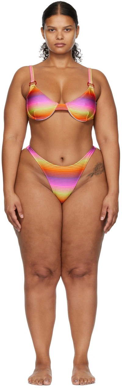 Dos Swim Ssense Exclusive Multicolor Paloma & Luz Bikini In Fruta Picada