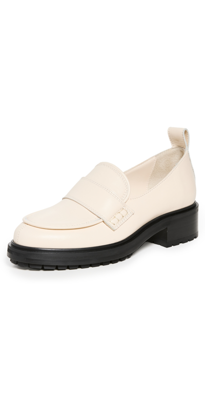 Aeyde Ruth Loafers In White