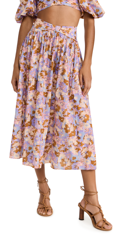 【送料&関税込】Zimmermann Skirt In Multicolor Polyamide Rent Zimmermann Multicolour Skirt | By Rotation US
