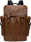 COACH BROWN HITCH BACKPACK