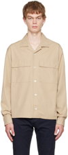 Hugo Boss Beige Naldo Shirt In 275 - Light Beige