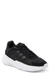 Adidas Originals Ozelle Cloudfoam Running Sneaker In Core Black / Black / Grey
