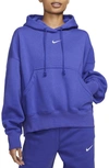 Nike Women's  Sportswear Phoenix Fleece Over-oversized Pullover Hoodie In Blue