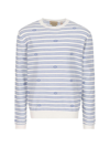GUCCI GUCCI KIDS STRIPED LONG SLEEVED CREWNECK SWEATER