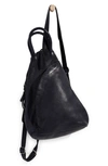 Free People We The Free Soho Convertible Leather Backpack In Black