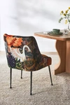 Anthropologie Velvet Lena Elowen Dining Chair In Assorted