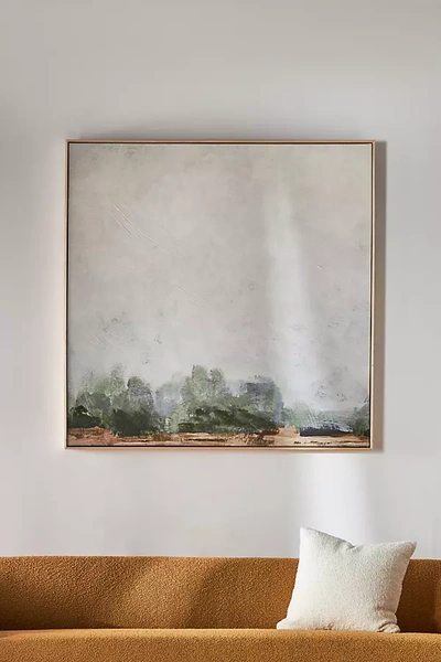 Anthropologie Forest Edge 1 Wall Art In White