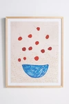 ANTHROPOLOGIE LIFE'S A BOWL OF CHERRIES WALL ART
