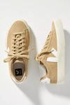 Veja Campo Bicolor Leather Low-top Sneakers In Beige