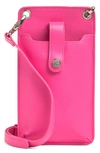 Madden Girl Cell Phone Crossbody In Hot Pink