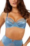 PLAYFUL PROMISES PLAYFUL PROMISES OLYMPIA STORM DIAMANTE STRAPPY UNDERWIRE BRA
