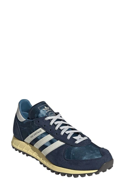 Adidas Originals Blue/grey Trx Vintage Sneakers In Crew Navy/off White/altered Blue