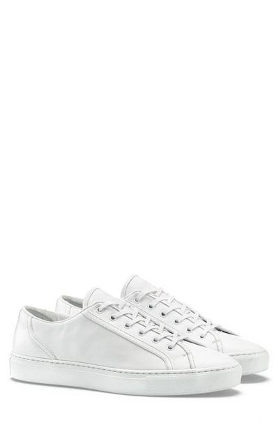 Koio Men's Torino Leather Low-top Trainers In Triple White