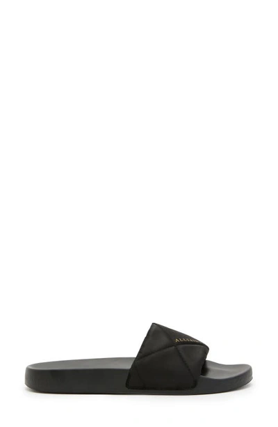 Allsaints Bell Slide Sandal In Black