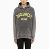 DSQUARED2 GREY COTTON HOODIE