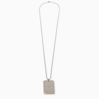 1017 A L Y X 9sm Silver Military Tag Necklace In Metal
