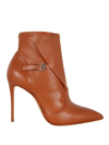 Casadei Polacco Tango High Heel Ankle Boots In Brown