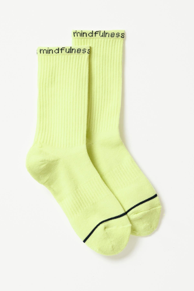 Girlfriend Collective Glow Mindfulness Crew Sock