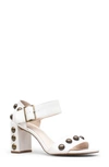 Cecelia New York Gail Stud Sandal In Alabaster