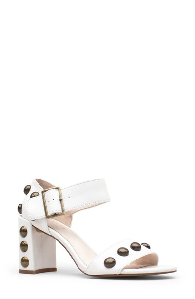 Cecelia New York Gail Stud Sandal In Alabaster