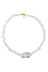 TALIS CHAINS TALIS CHAINS CHIP STONE XL PEARL NECKLACE