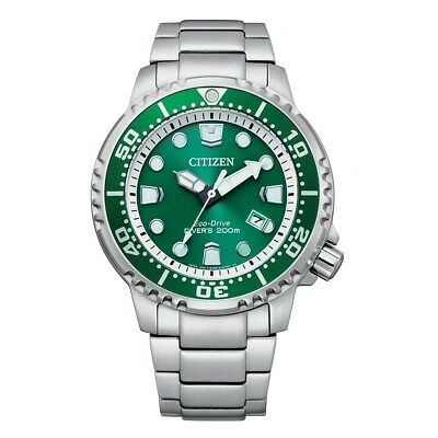 Pre-owned Citizen Promaster Eco-drive Bn0158-85x Analog Stainless Steel Band Men's Watch