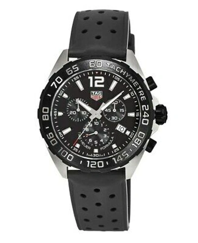 Pre-owned Tag Heuer Formula 1 Quartz Chronograph Black Men's Watch Caz1010.ft8024