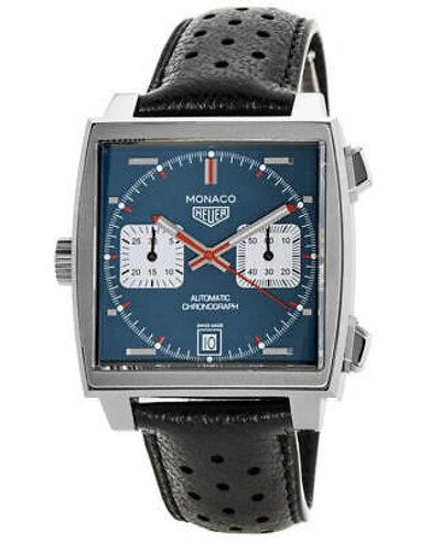 Pre-owned Tag Heuer Monaco Chronograph Automatic Lefty Men's Watch Caw211p.fc6356