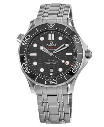 Pre-owned Omega Seamaster Diver 300m Automatic Black Men's Watch 210.30.42.20.01.001
