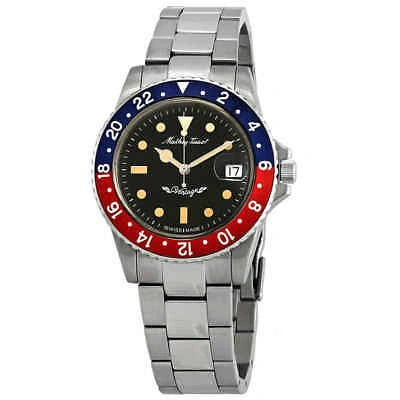 Pre-owned Mathey-tissot Mathey Vintage Automatic Blue And Red Pepsi Bezel 40 Mm Men's