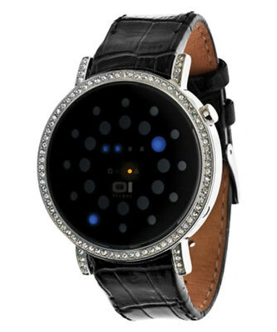 Pre-owned The One 01  Odins Rage Cool Led Fashion Watch Ors502b1 Swarovski Crystals