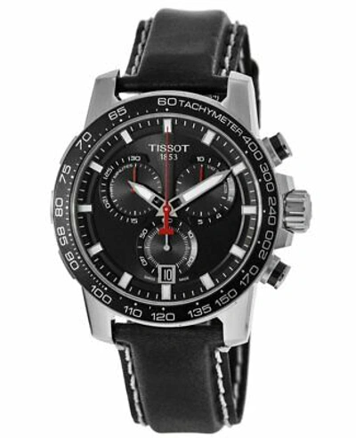 Pre-owned Tissot Supersport Chrono Black Dial Black Men's Watch T125.617.16.051.00