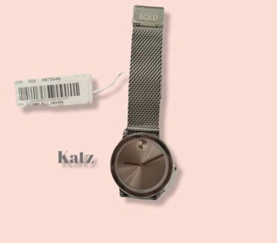 Pre-owned Movado Bold Silver Men's Watch 3600561