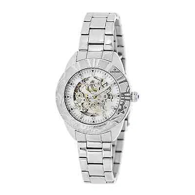 Pre-owned Empress Godiva Automatic White Dial Ladies Watch Empem1101