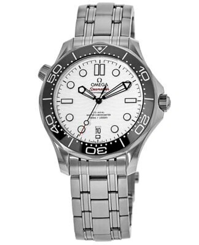 Pre-owned Omega Seamaster Diver 300m White Dial Men's Watch 210.30.42.20.04.001