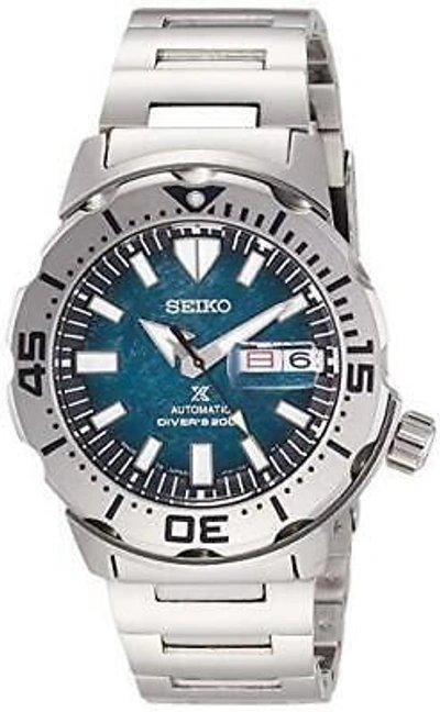 Pre-owned Seiko Prospex Monster Sbdy115 Save The Ocean Diver 200m Mechanical
